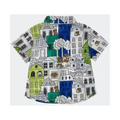 Allover Print Stretch Shirt
