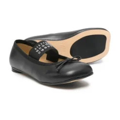 Ballerine con fascia logo e fiocco