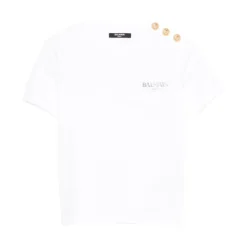 Balmain T-shirty i polo Biały