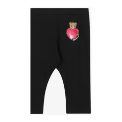 Bawełniane legginsy z dżerseju z misiem Teddy Bear