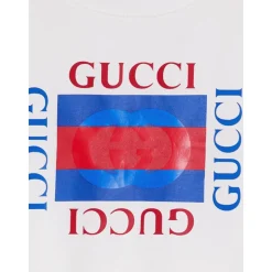 Bawełniany T-shirt z nadrukiem