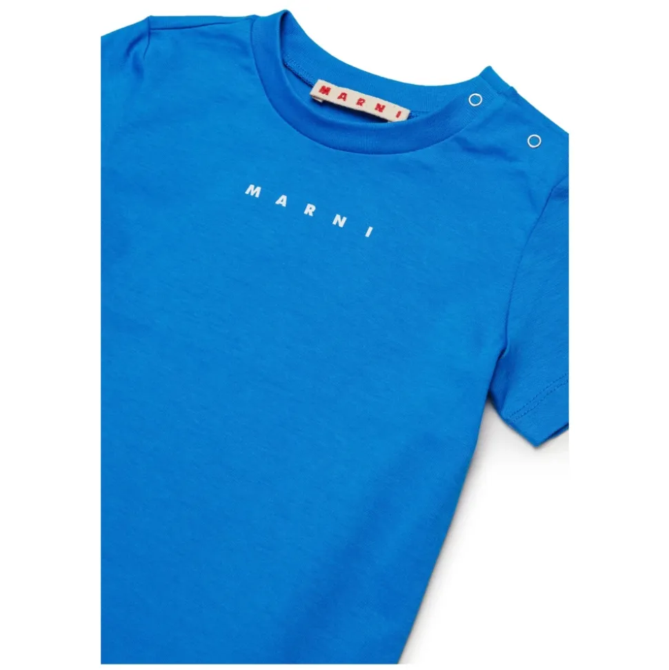 Bawełniany T-shirt z nadrukiem logo