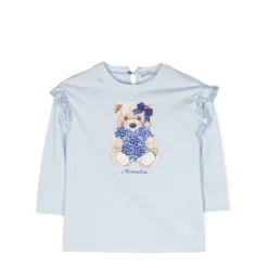 Bawełniany T-shirt z unikalnym wzorem