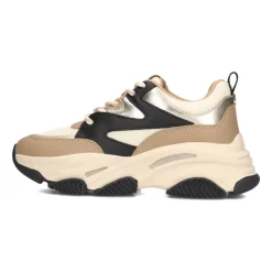 Beżowe Niskie Dziewczęce Sneakersy Jprogressive
