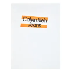 Biała bluza dresowa Mini Block Calvin Klein