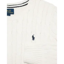 Biała Sweter LS Kabel Top
