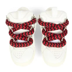 Białe Snake Sneakers