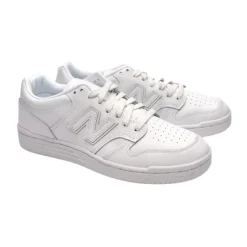 Białe Sneakersy 480 w Klasycznym Stylu
