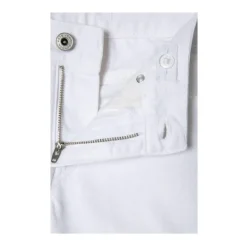 Białe Straight Jeans