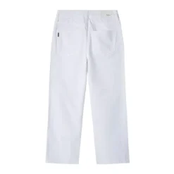 Białe Straight Jeans