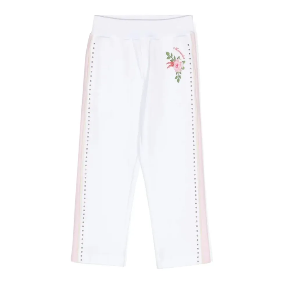 Bianco Rosa Jogger Spodnie