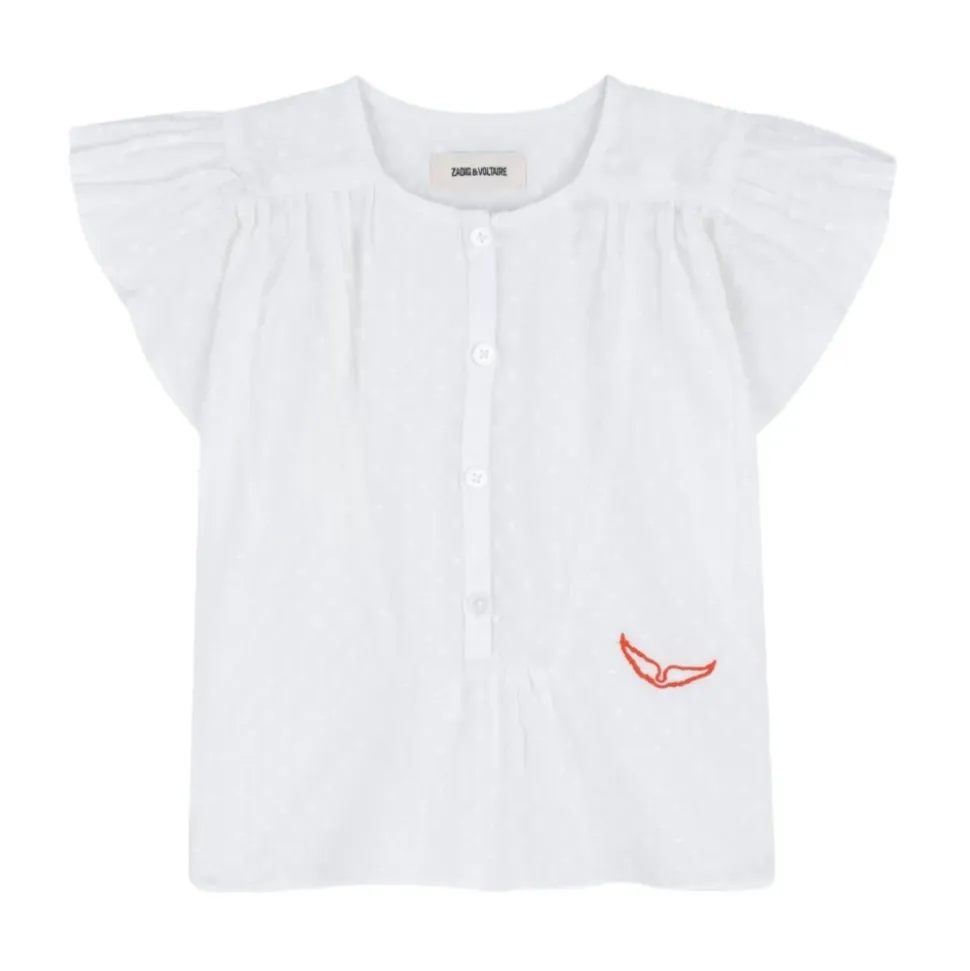 Blusa con ruches
