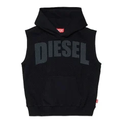 Bluza bez Rękawów z Efektem Siateczki