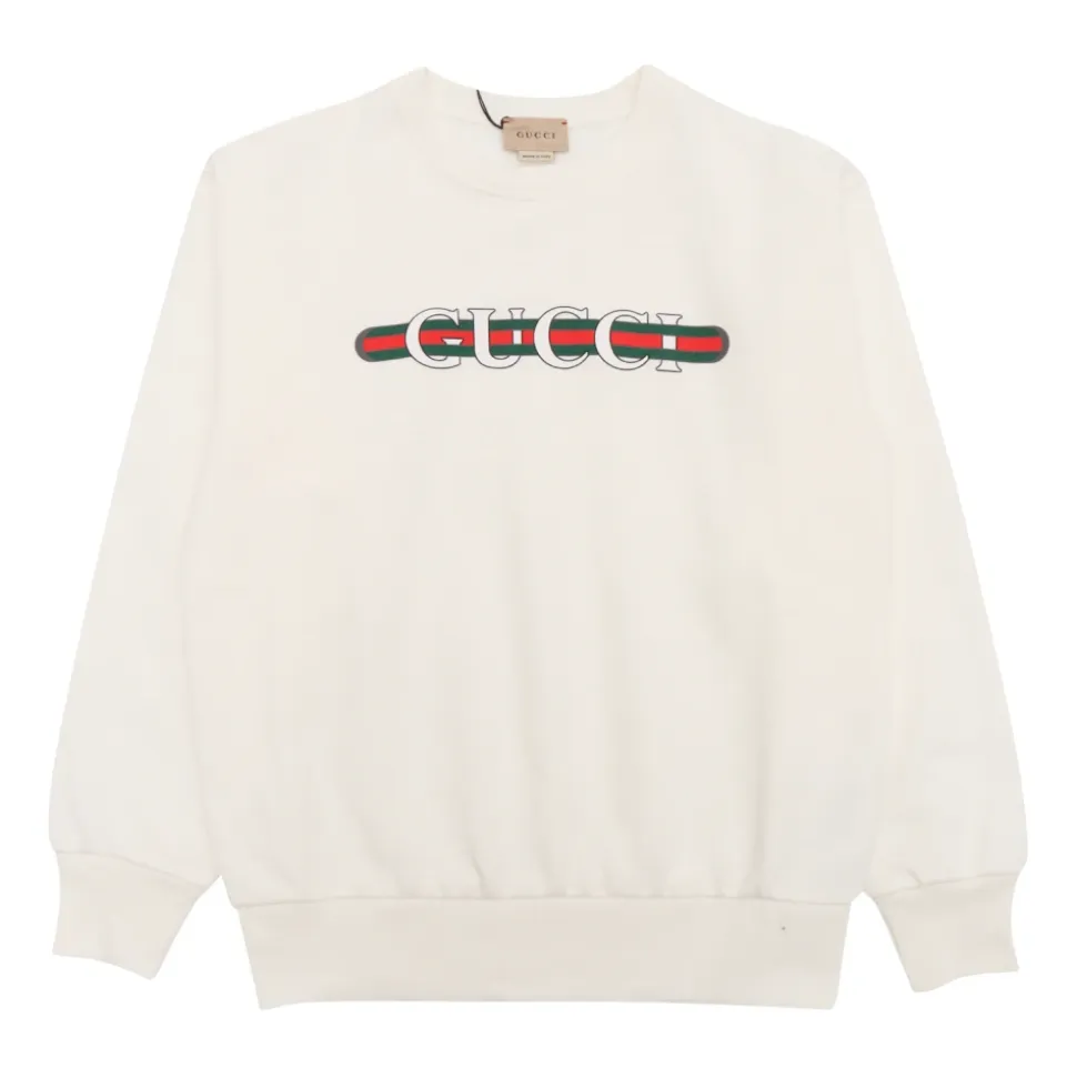 Bluza Crewneck z Logo z Przodu
