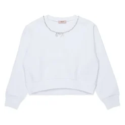 Bluza dresowa z okrągłym dekoltem