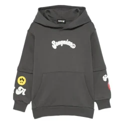 Bluza z kapturem i kieszenią kangurzą Wzór
