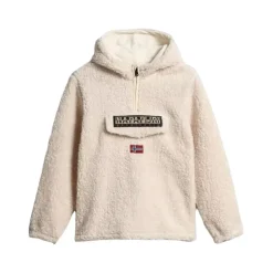 Bluza z Kapturem Zapinana na Pół Zamek