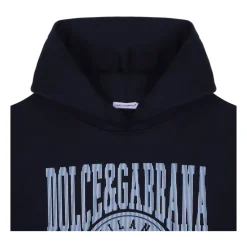 Bluza z kapturem z haftowanym logo