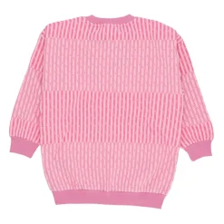 Bluza z nadrukiem flaminga w nadmiarowym fasonie