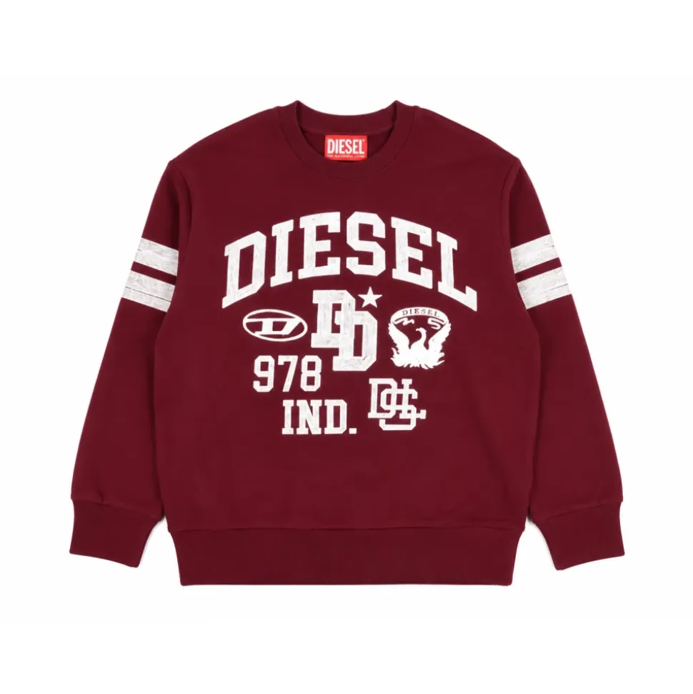 Bluza z okrągłym dekoltem i logo