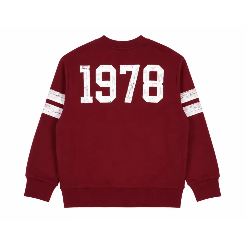 Bluza z okrągłym dekoltem i logo