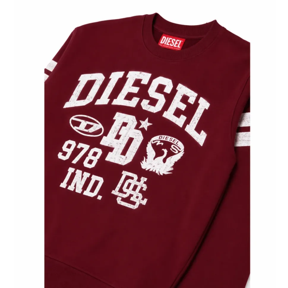 Bluza z okrągłym dekoltem i logo