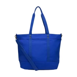 Borsa con logo in cotone
