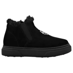 Botki Eco Shearling Suede Anckle