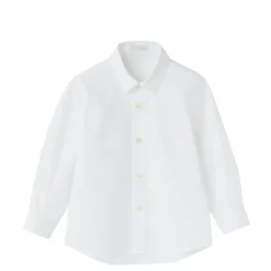 Camicia bianca in cotone stretch