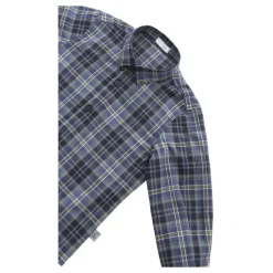 Camicia in cotone e lyocell check