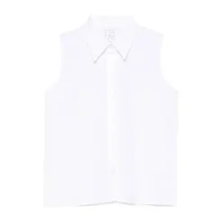 Camicia senza maniche in cotone