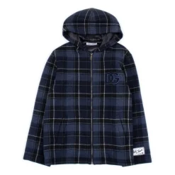 Check Wool Coat