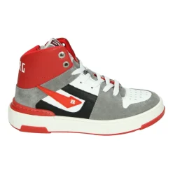 Chłopięce Szare Sneakersy z Wyjmowanym Wkładem
