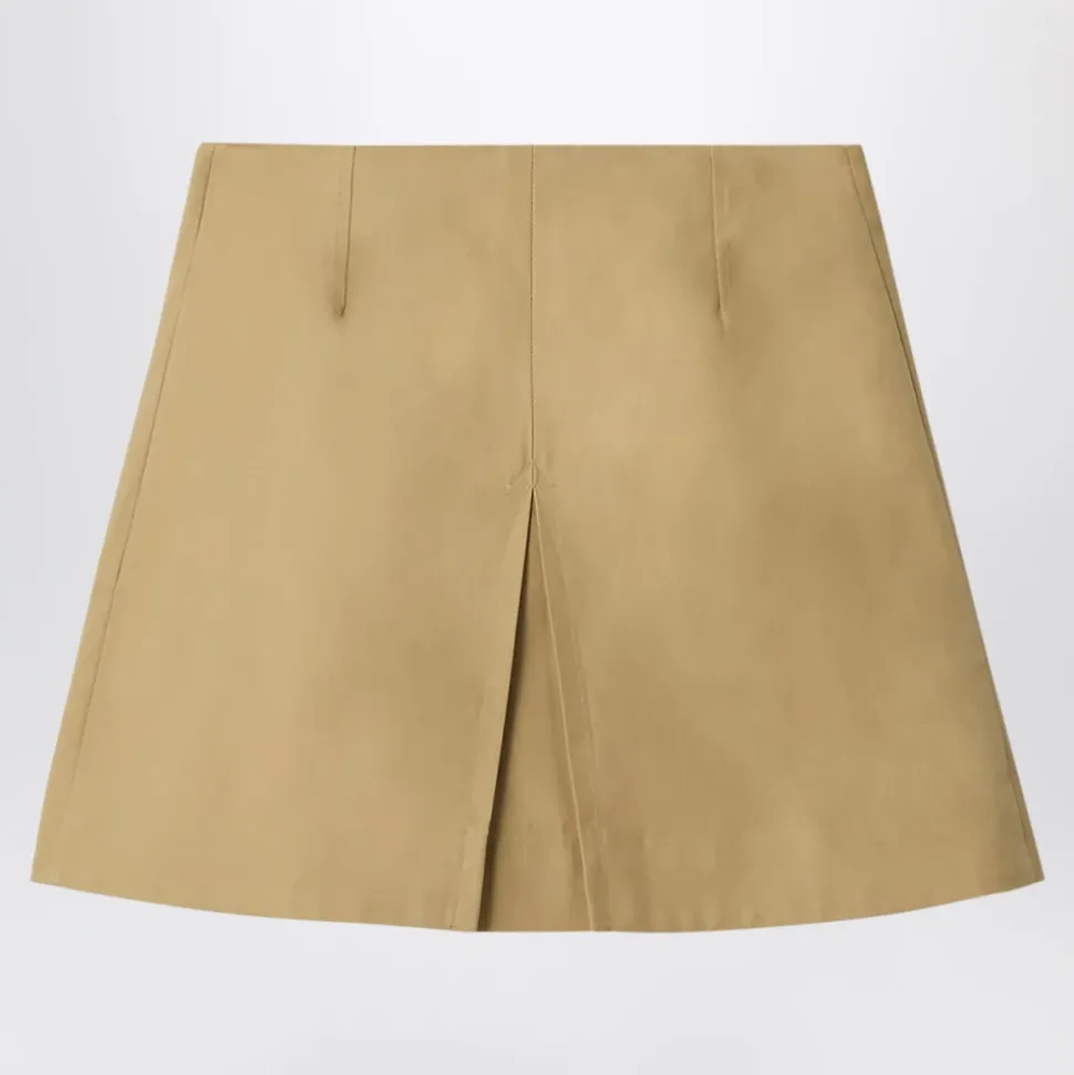 Cotton Trench Skirt