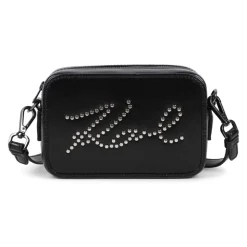 Crinkled Faux-Leather Handbag