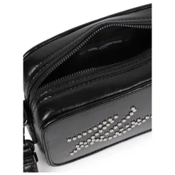 Crinkled Faux-Leather Handbag
