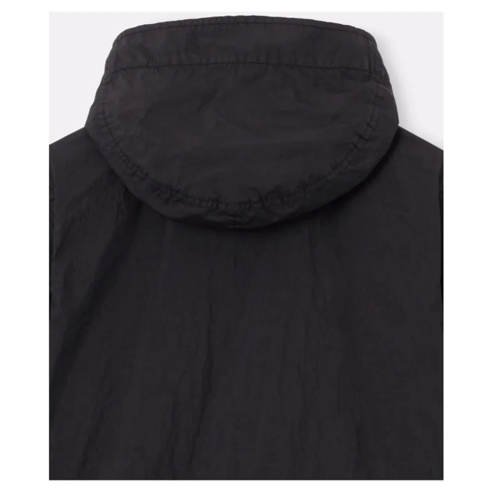 Crinkle Reps Hooded Jacket