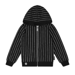 Cropped Hoodie Sweatjacket Crystal