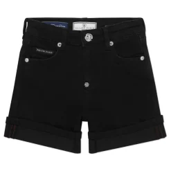 Cuff Denim Shorts