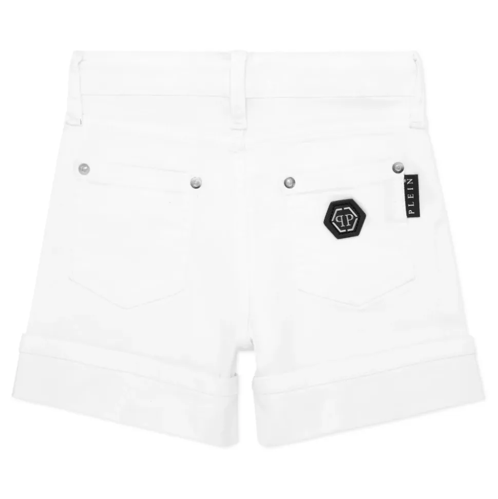 Cuff Denim Shorts