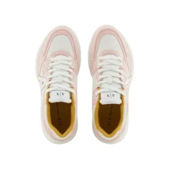 Cunky Sneakers z Kontrastowymi Wstawkami