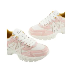 Cunky Sneakers z Kontrastowymi Wstawkami