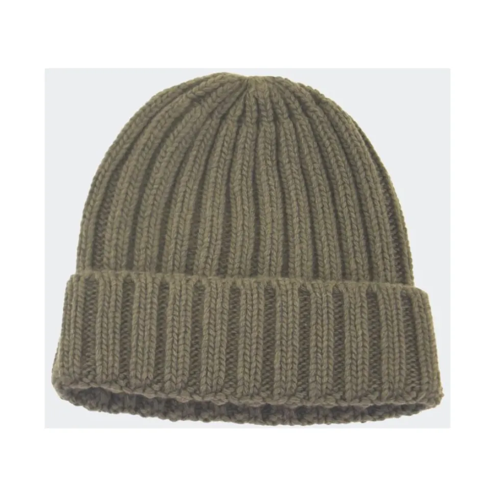 Czapka Beanie z Wełny Merino z Logo