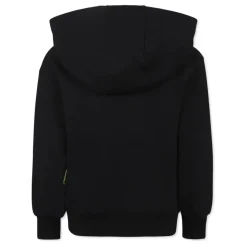 Czarna bluza z kapturem ze stylem 110