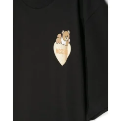 Czarna Maxi T-Shirt Sukienka