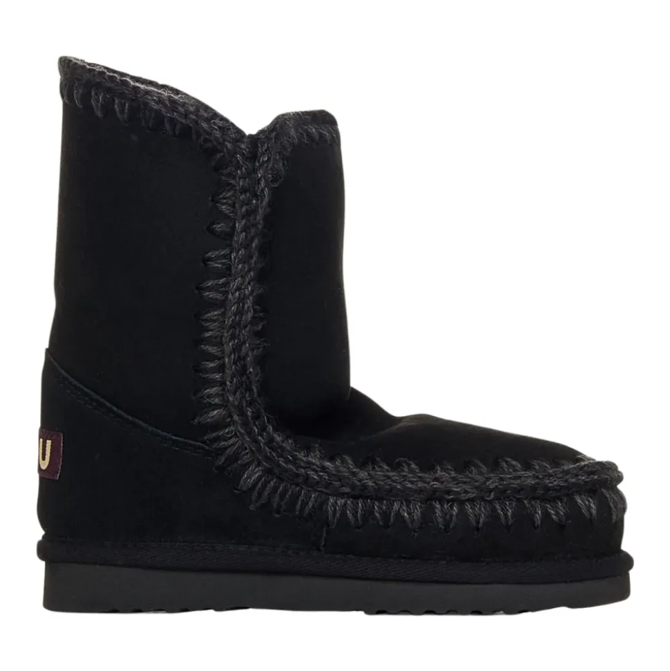 Czarne Buty Slip-on