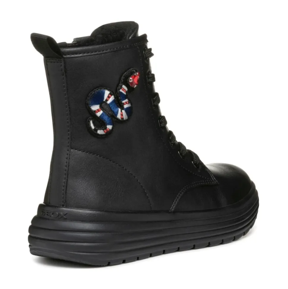 Czarne Dziecięce Buty Phaolae