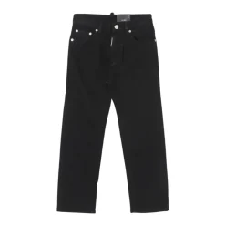 Czarne dzieci straight leg jeans