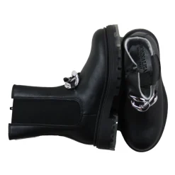 Czarne Dziewczece Buty