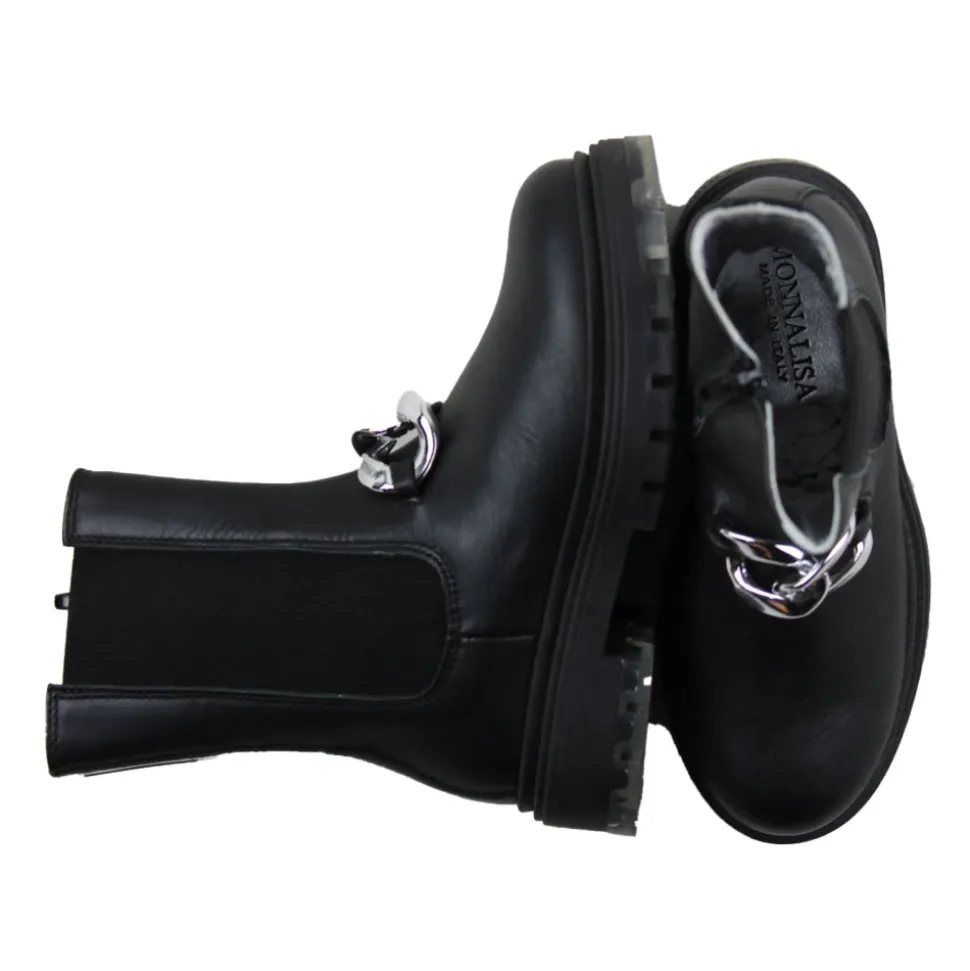 Czarne Dziewczece Buty